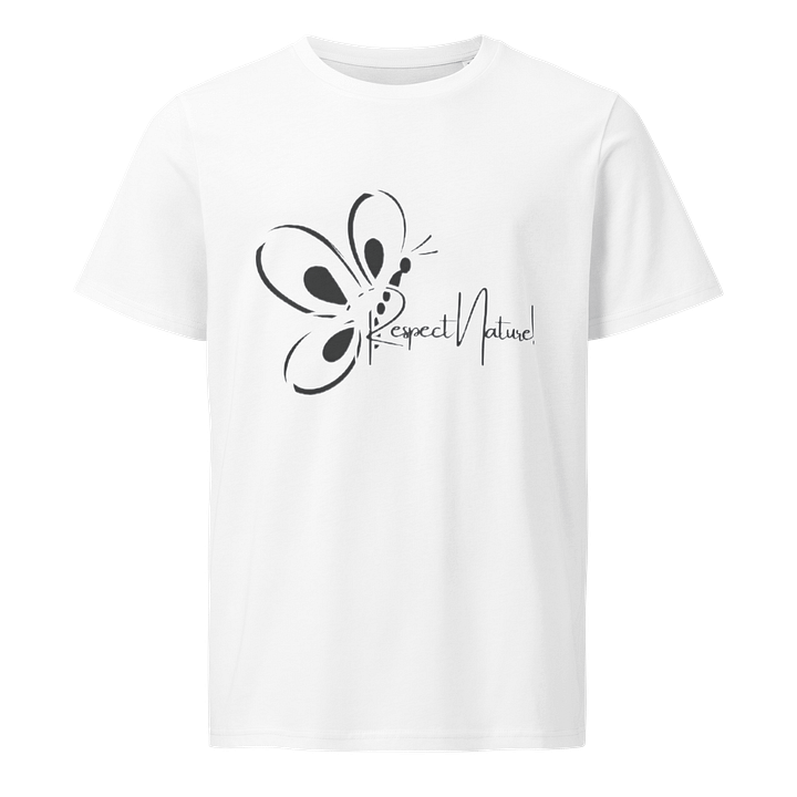Respect Nature Organic White Unisex Tee product image (1)