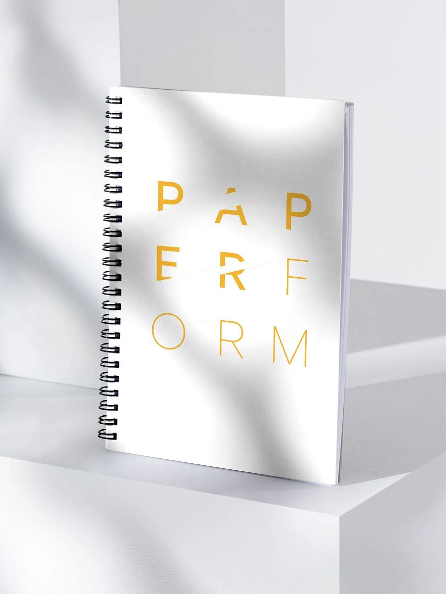 Diagonal Line Spiral Notebook product image (4)