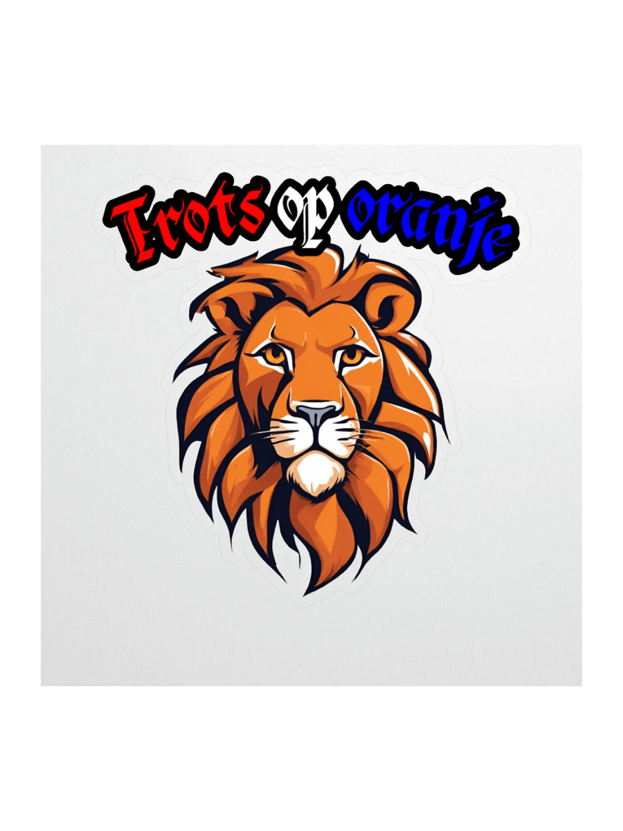 Trots op oranje Sticker product image (3)