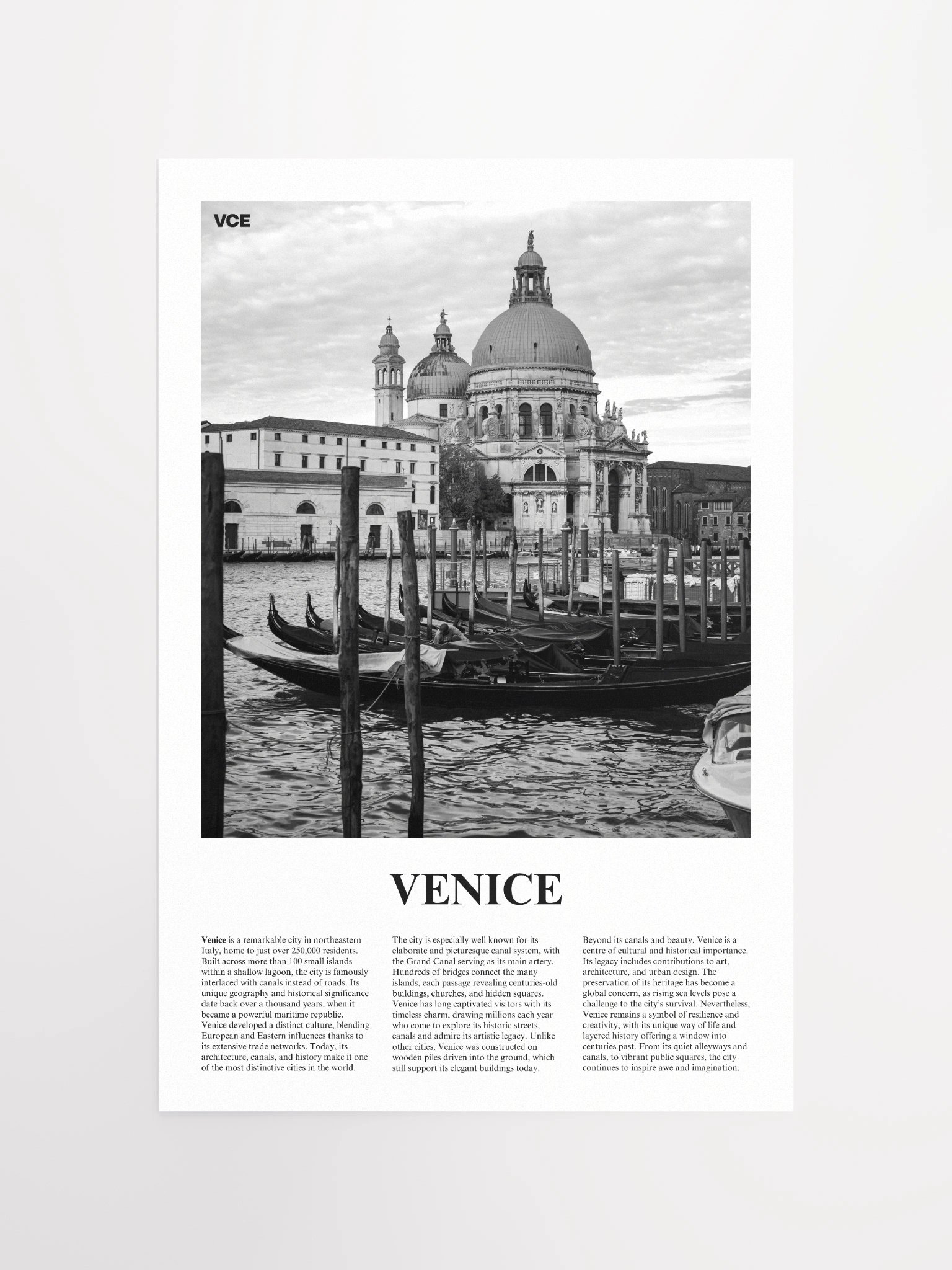 Venice 02 Newspaper Poster product image (5)