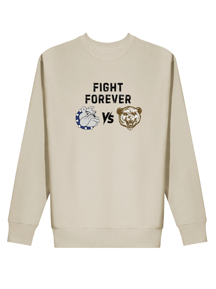 Turkey Day Fight Forever Cream Crewneck Sweater product image (2)