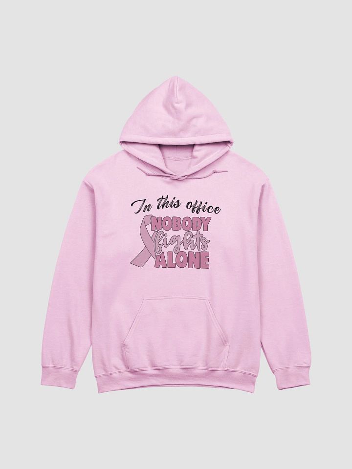 Nobody fights alone postal worker breast cancer HOODIE product image (1)