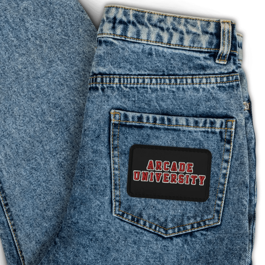 Arcade University Embroidered Patch product image (4)
