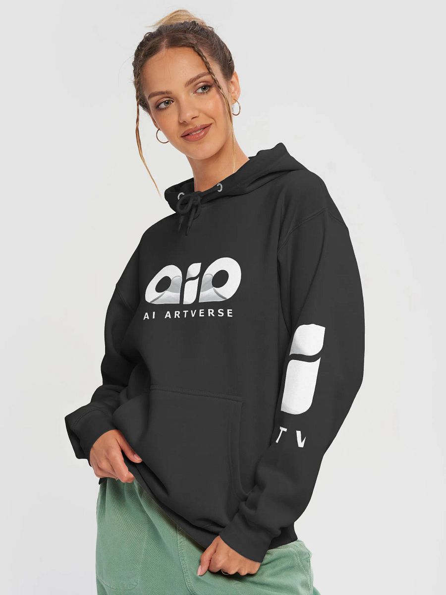 hoodie with AI ArtVerse Logo product image (3)