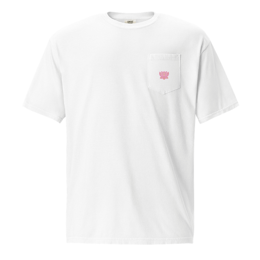 Golden Lotus Unisex Pocket Tee product image (1)