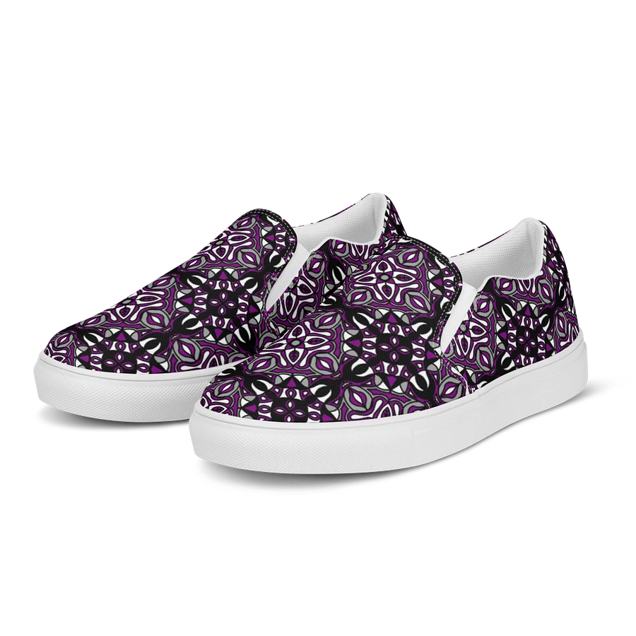 Mens Slip On Canvas - Asexual Abstract product image (2)