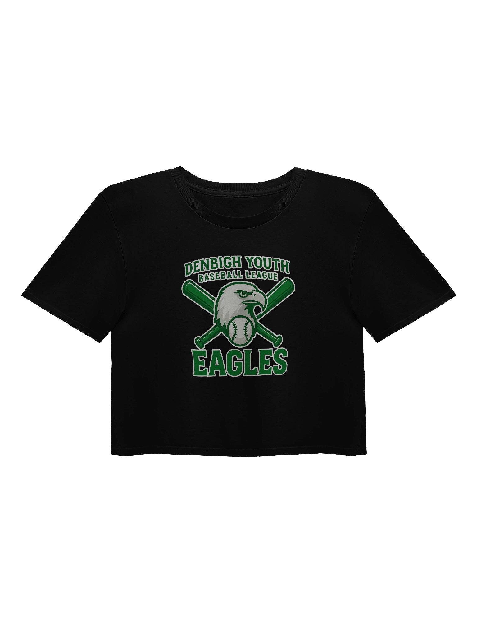 Eagles Head Baseball Logo Crop Top product image (9)