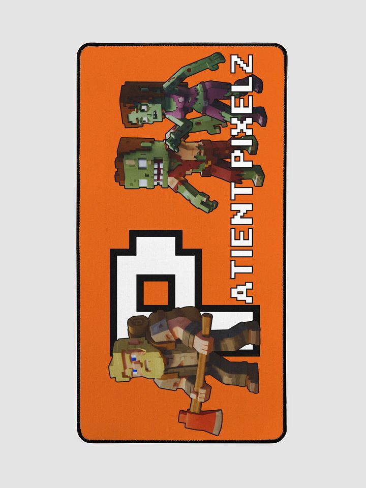 Patient PixelZ P Logo Desk Mat (Orange) product image (2)