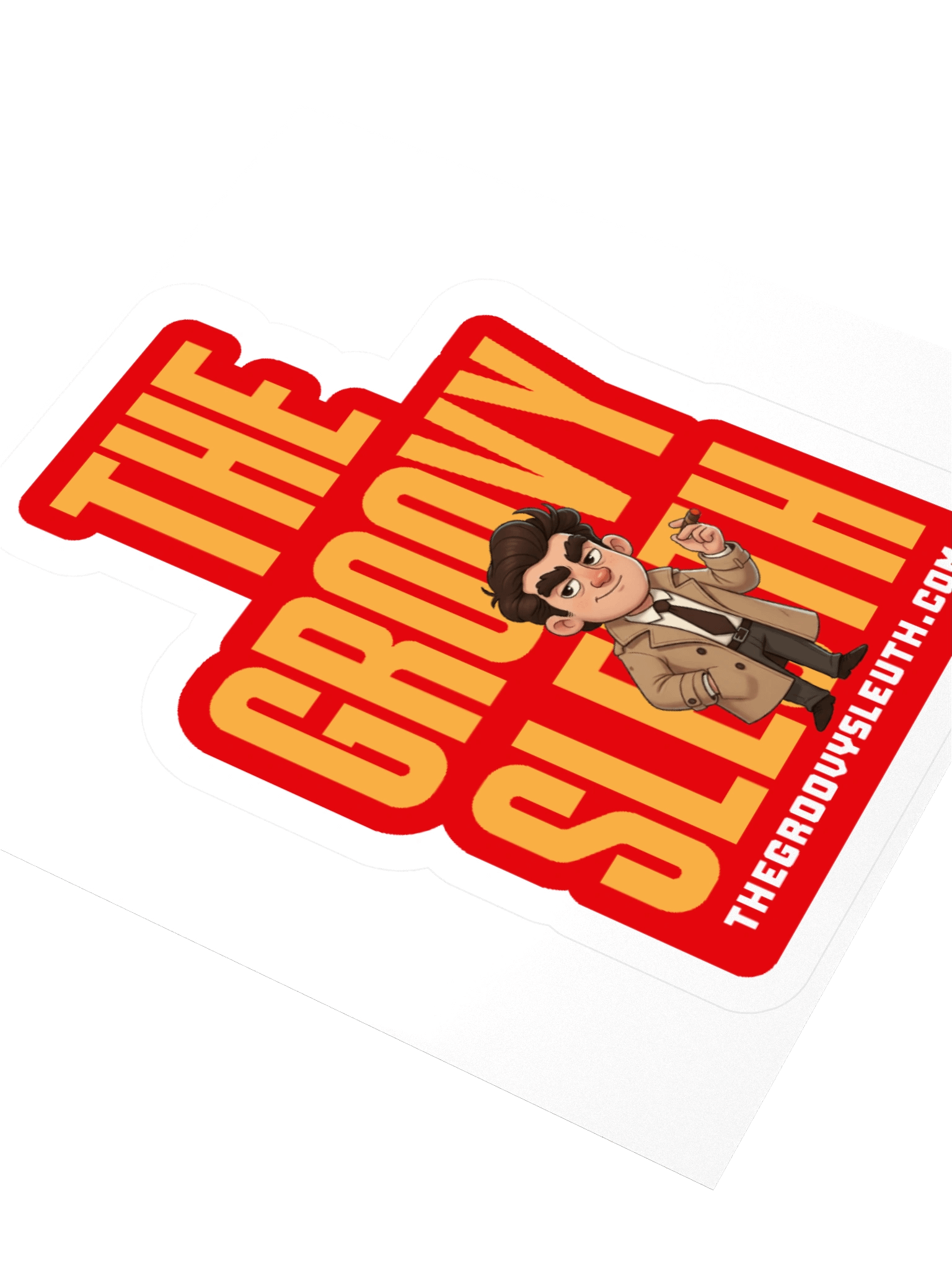 The Groovy Sleuth Kiss-Cut Sticker | Podcast Commemorative Design product image (8)