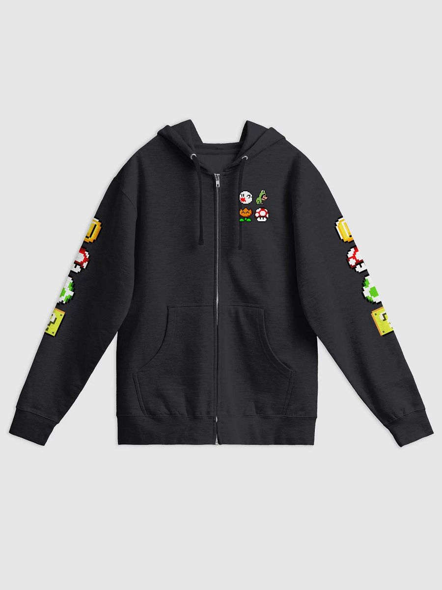 PixelxKitten Mario Zip Up Hoodie product image (2)