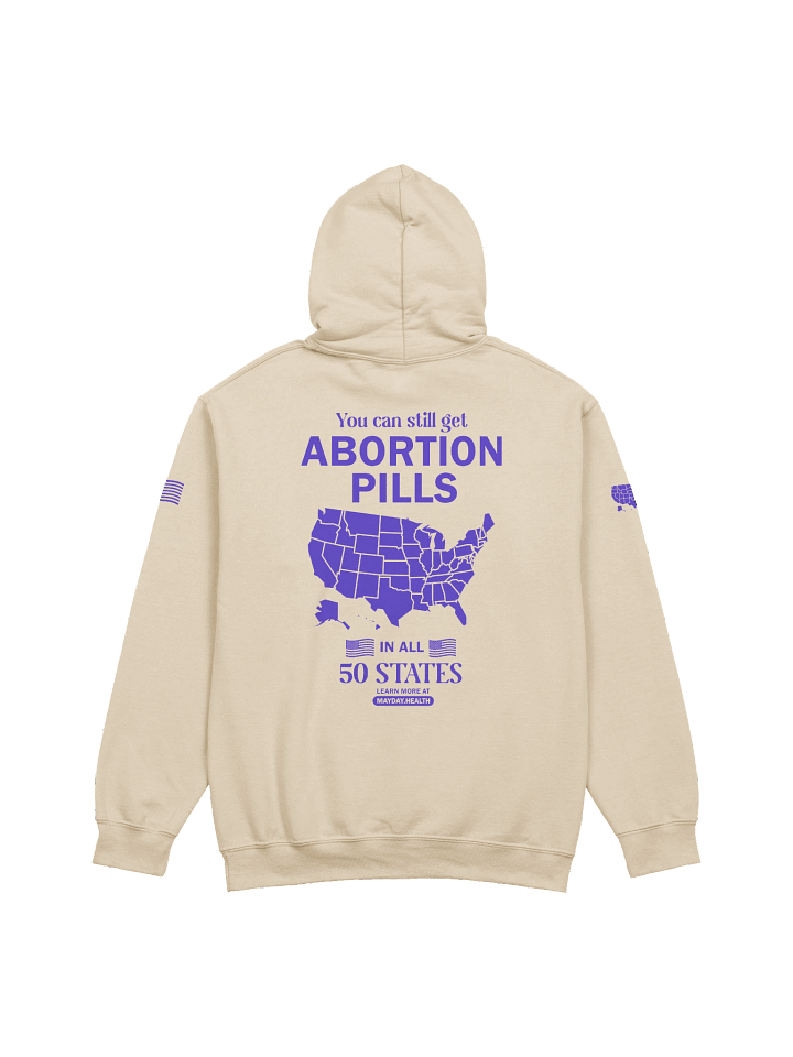 "All 50 States" Map Cream Hoodie product image (2)