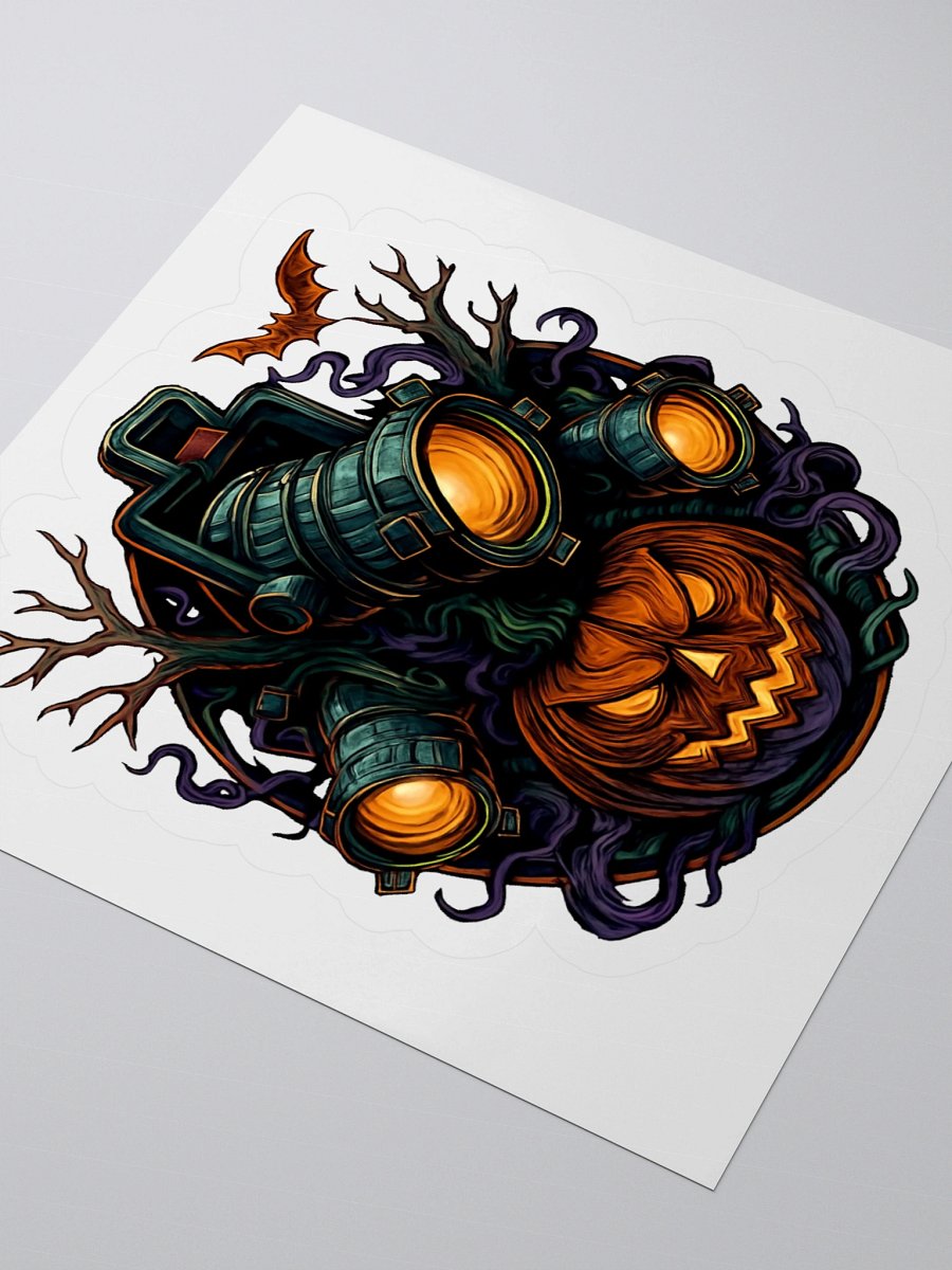 Theatrically Jerry: Halloween Series "Menacing Jack-O'-Lantern" Stage Lights Stickers product image (3)