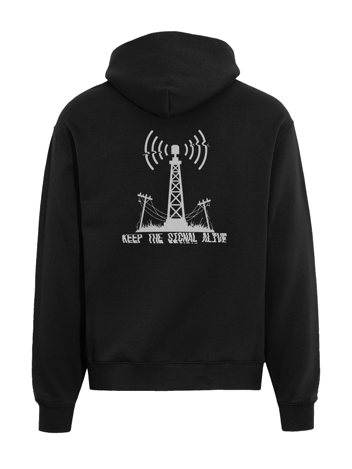 Signal Hoodie (Black) product image (1)