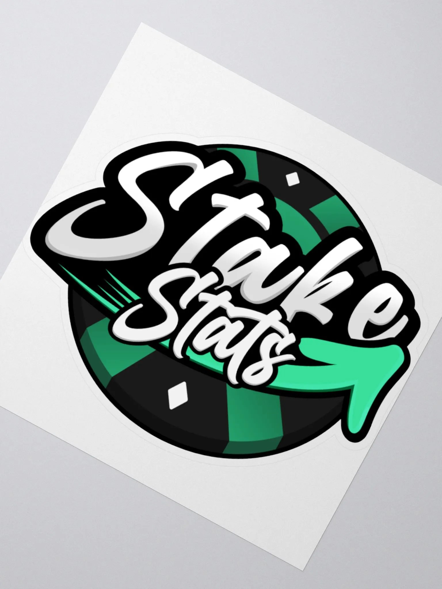 Stake Stats Chip Sticker - Green product image (2)