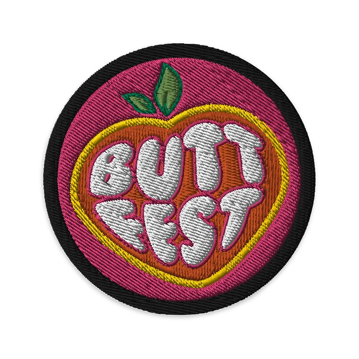 Buttfest embroidered patch product image (1)