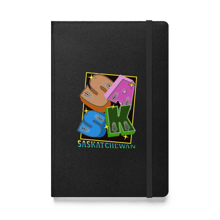 Sask Saskatchewan Block Letter Wheat Hardcover Notebook product image (1)