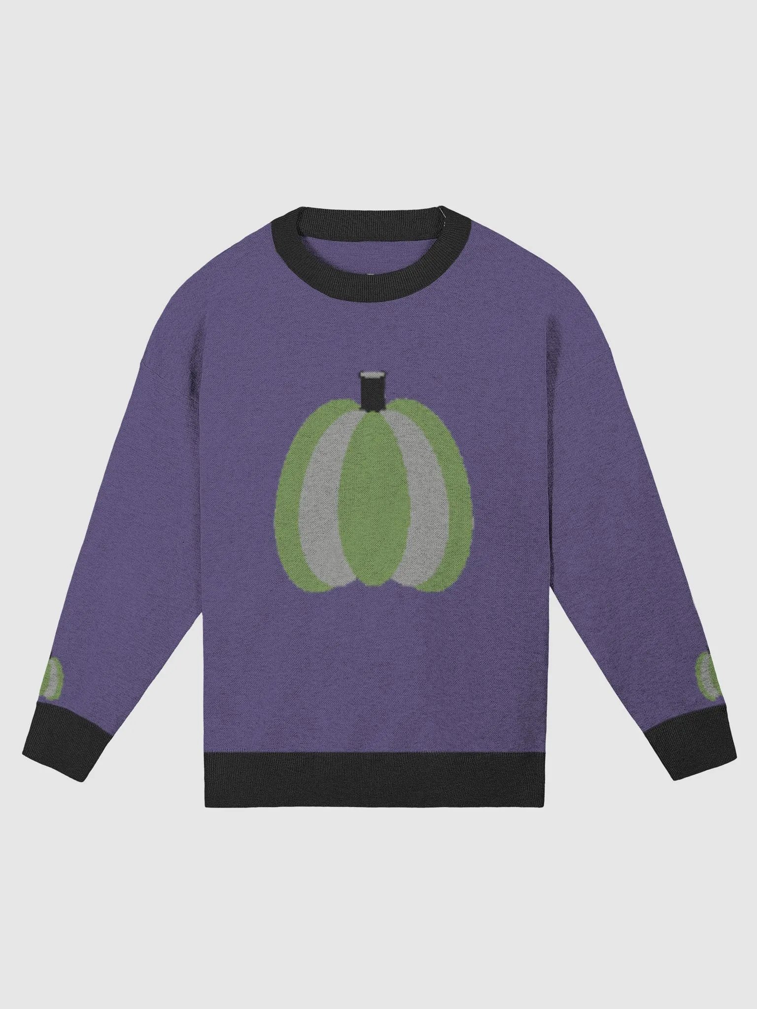 Purple & Green Pumpkin Sweater product image (5)