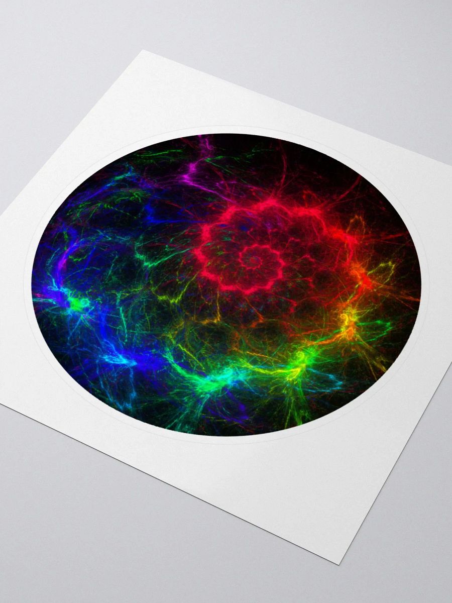 Fractal Chakra Kiss Cut Sticker product image (3)