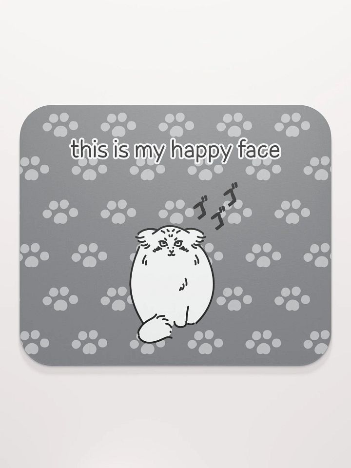 This Is My Happy Face - Mousepad product image (2)