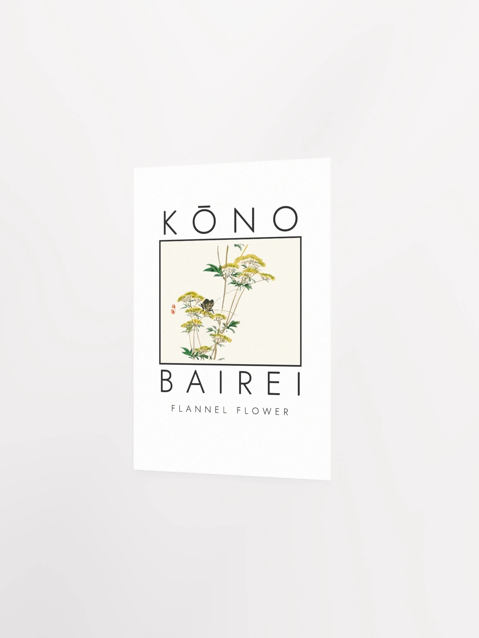 Kono Bairei Flannel Flower Poster product image (11)