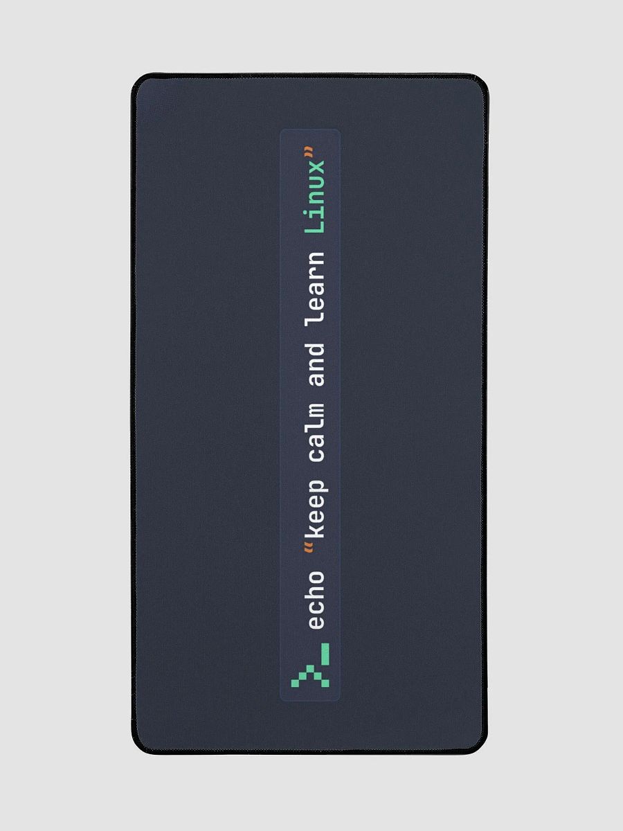 Keep Calm and Learn Linux Desk Mat product image (2)
