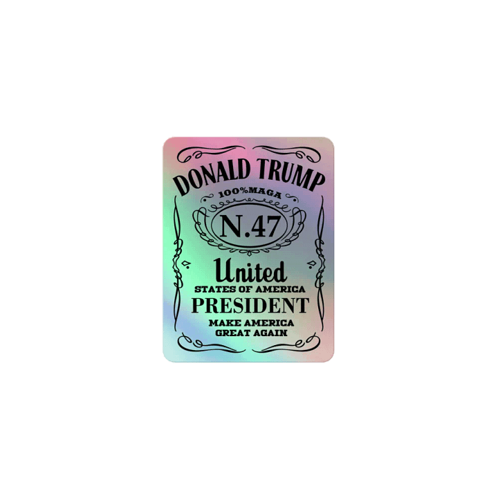 MAGA Holographic Sticker Sheet product image (1)