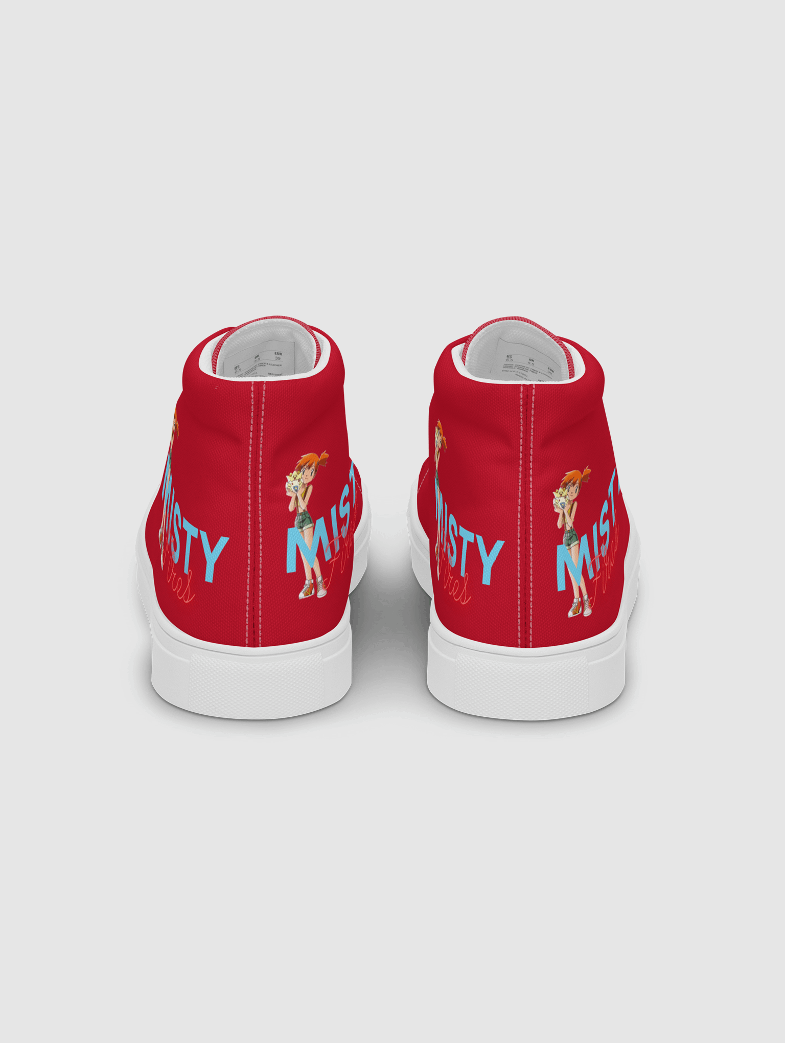 [MistyFires] Women’s high top canvas shoes Red product image (1)