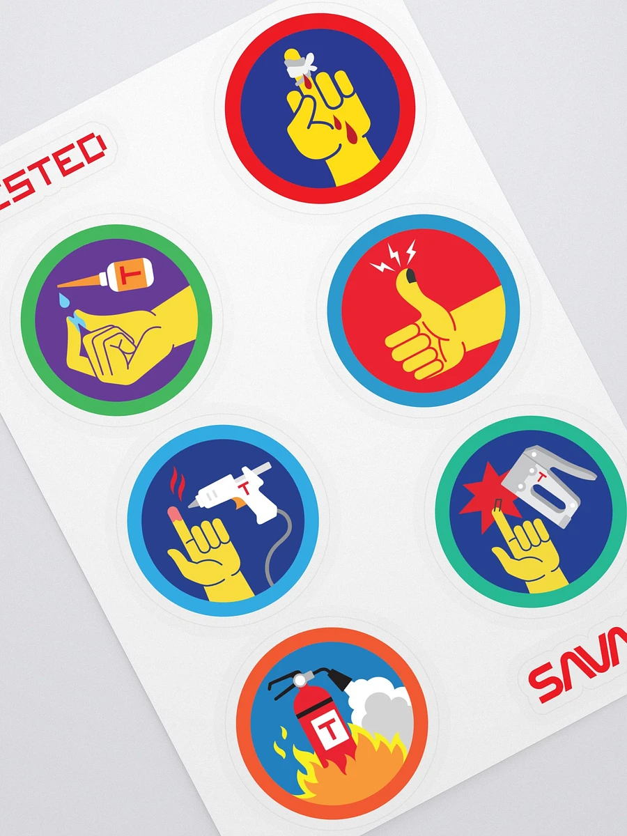 Sh*t Happens (de)Merit Sticker Sheet product image (2)