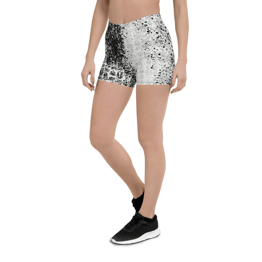 Mystic Symbols B/W | All-Over Print Shorts product image (2)
