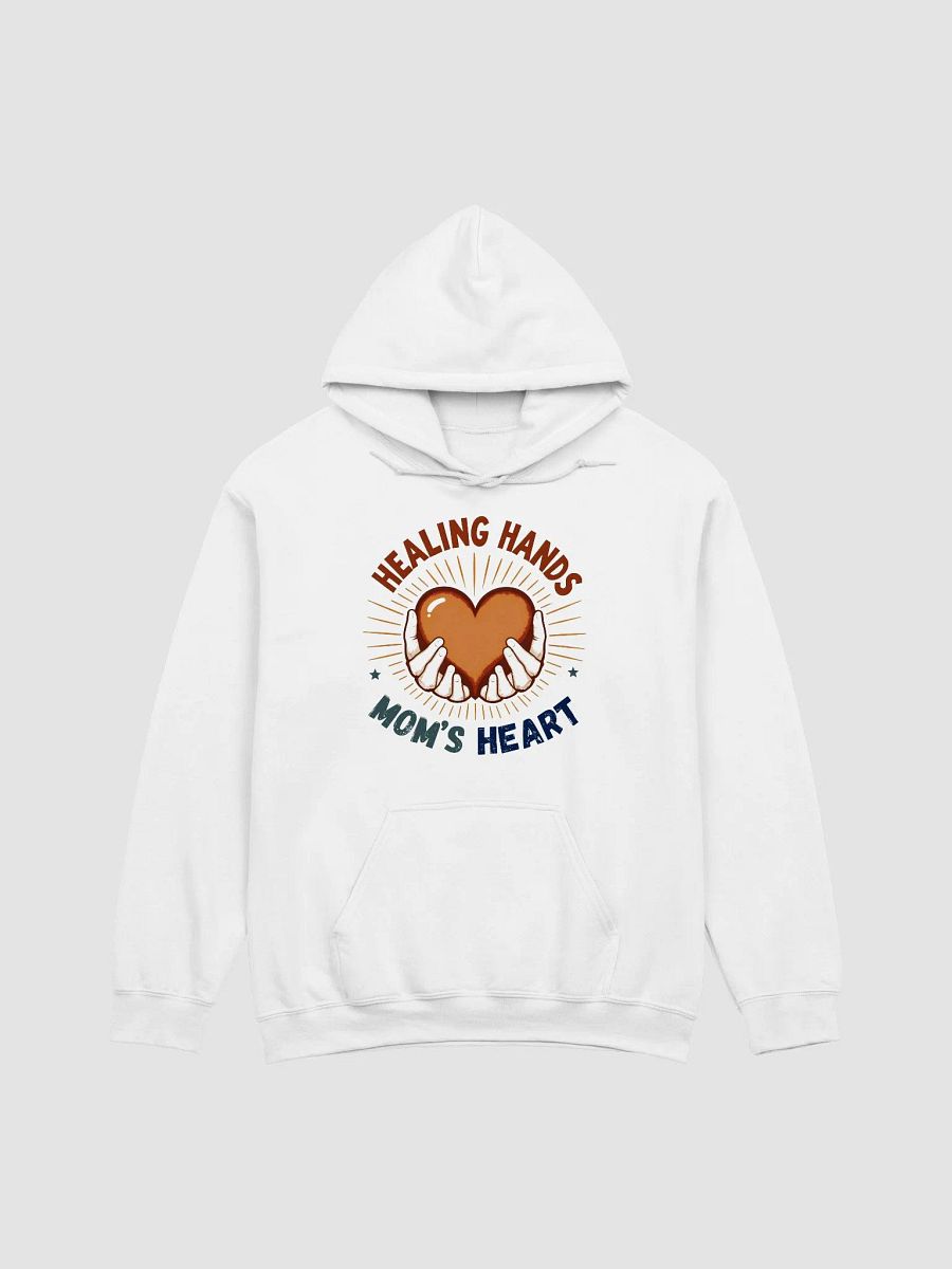 mom, Healing Hands, Orange Heart Hoodie product image (3)