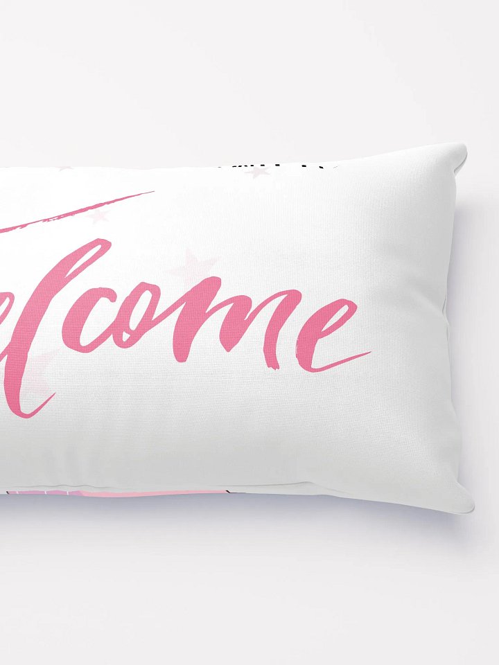 Pink welcome baby Dino Pillow product image (4)