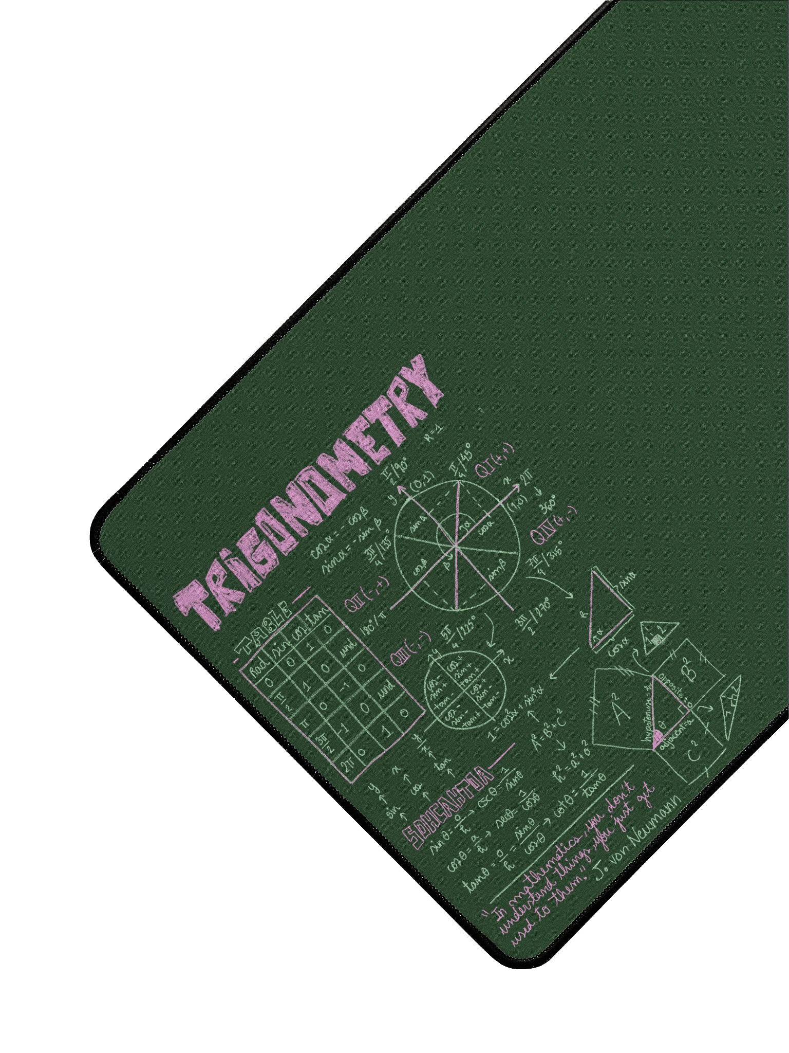 Trigonometry desk mat - 15.5" x 31.5" product image (3)