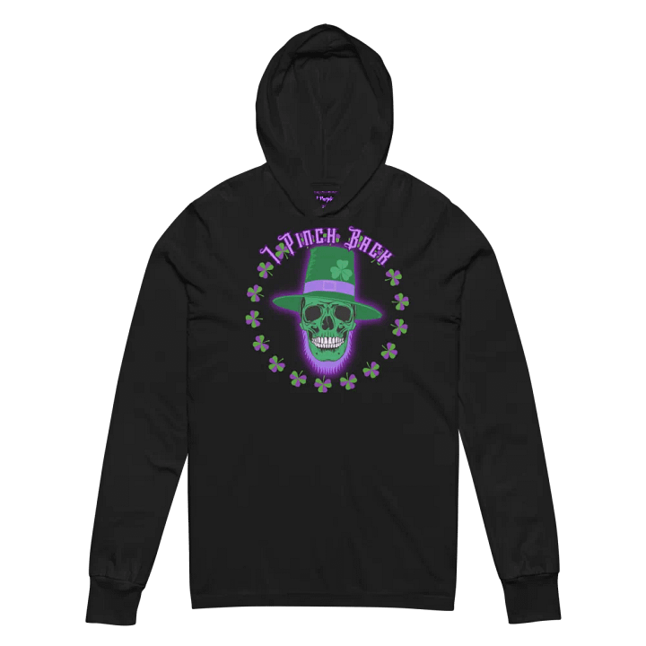Pinch Back Skull Hooded Tee product image (2)