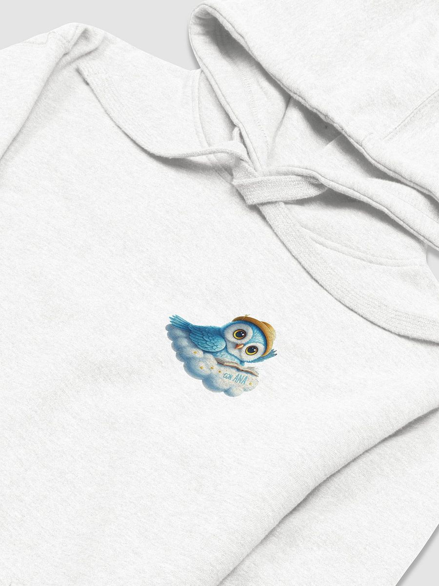 Whimsical Owl Reading on Cloud Hoodie product image (3)
