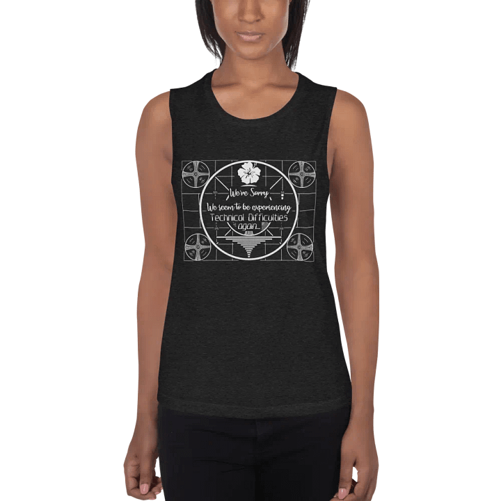Technical Difficulties Femme Tank Top - Dark product image (1)