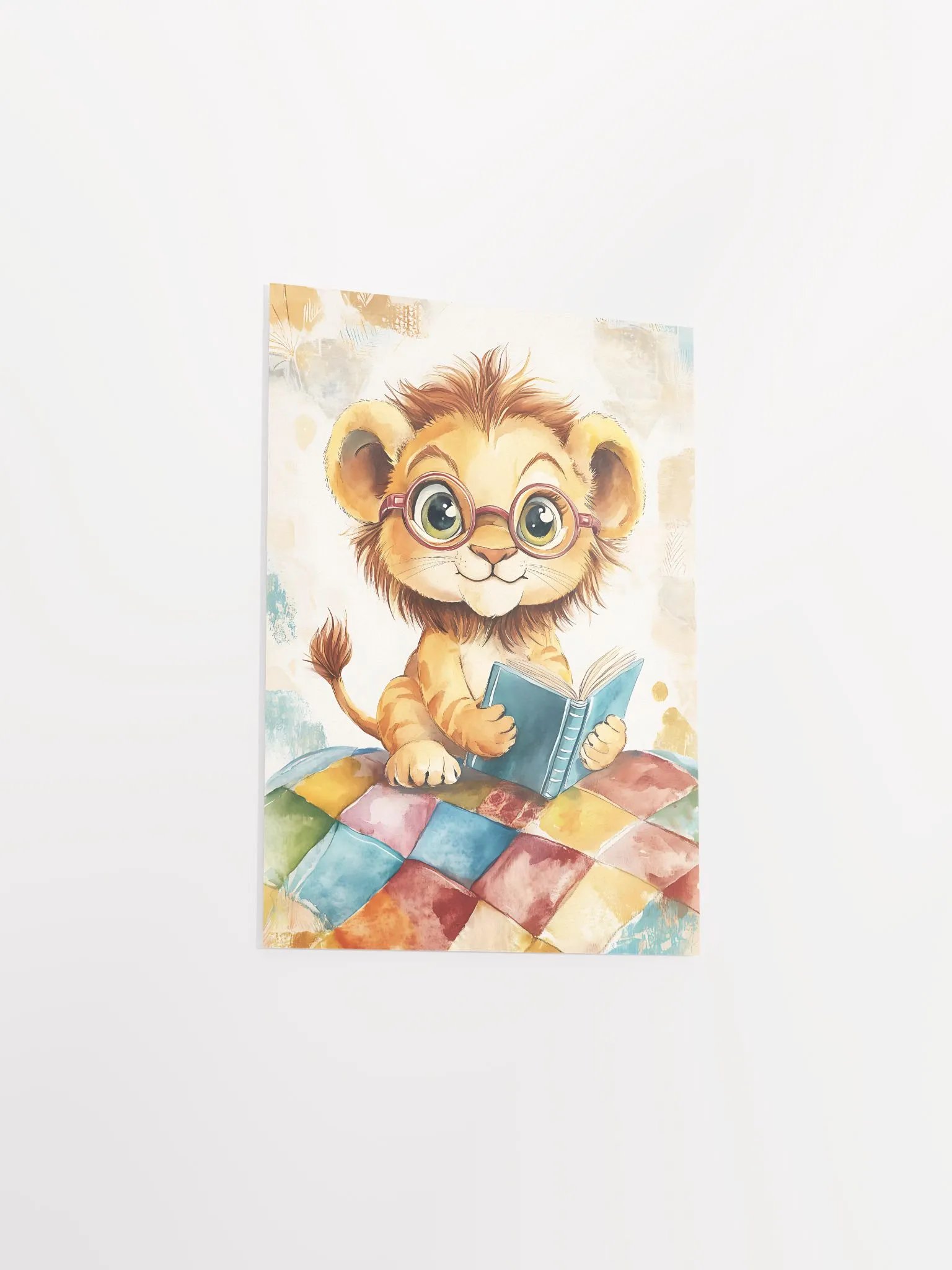 Lion's Literary Adventure Poster product image (3)