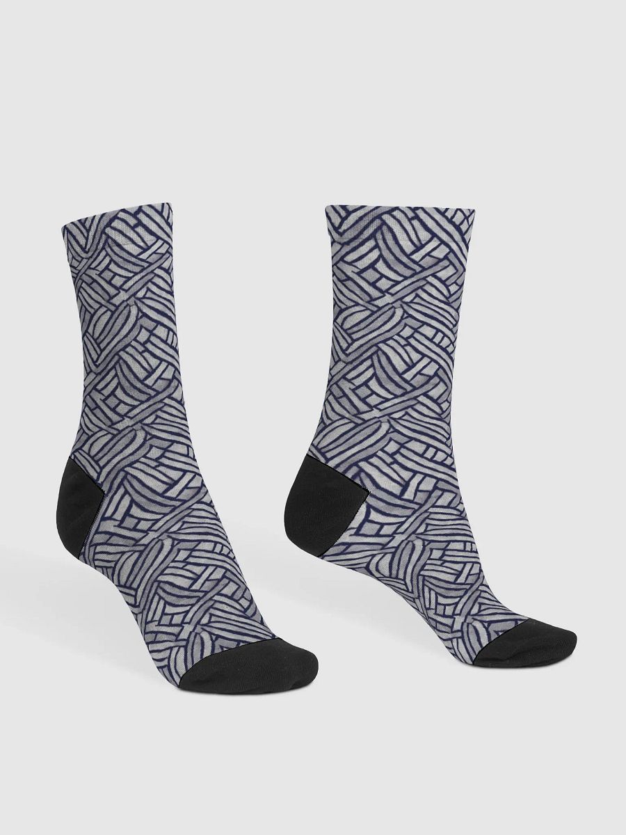 Grey Rectangles Socks product image (3)
