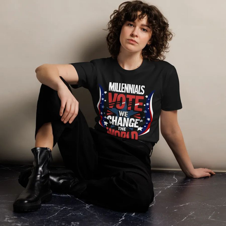 Millennials vote we change the world tee product image (12)