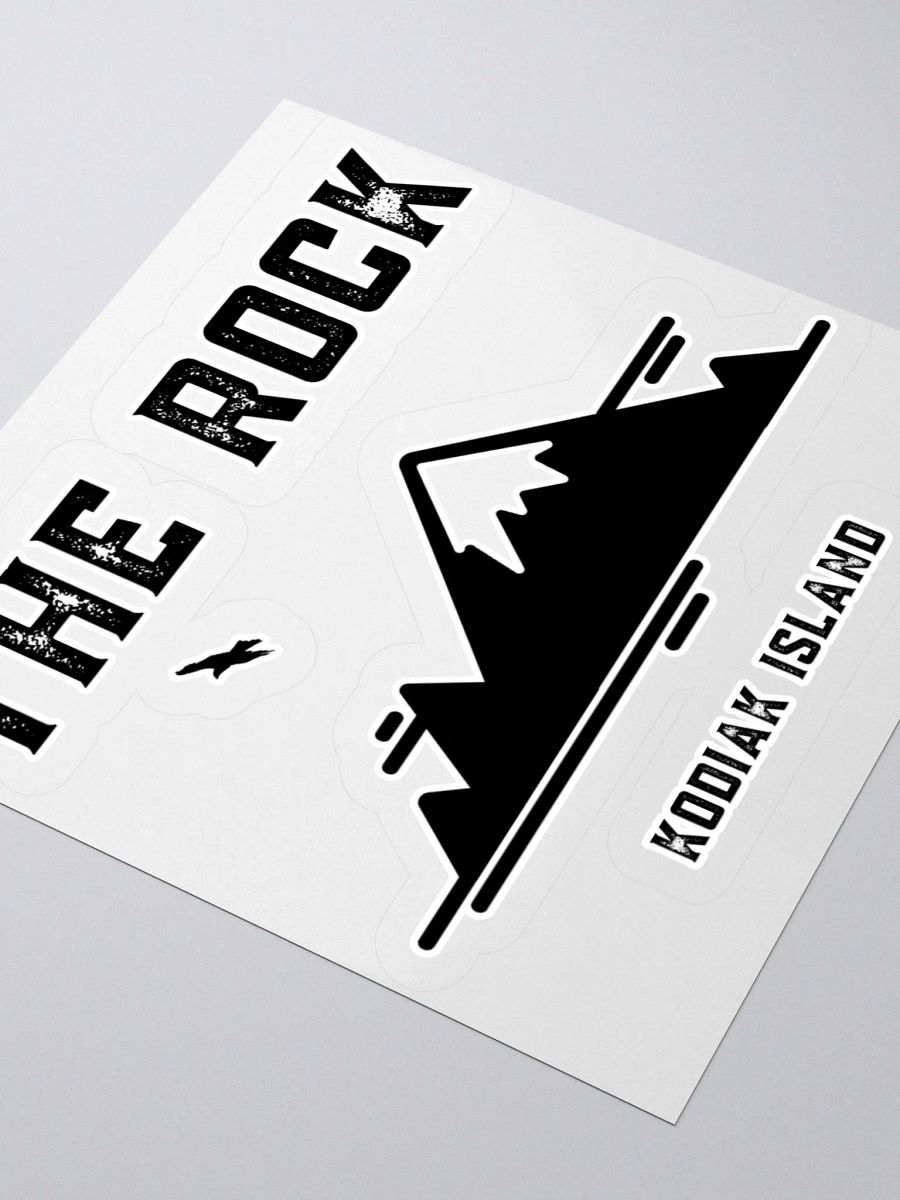 The Rock Sticker (Black) product image (8)