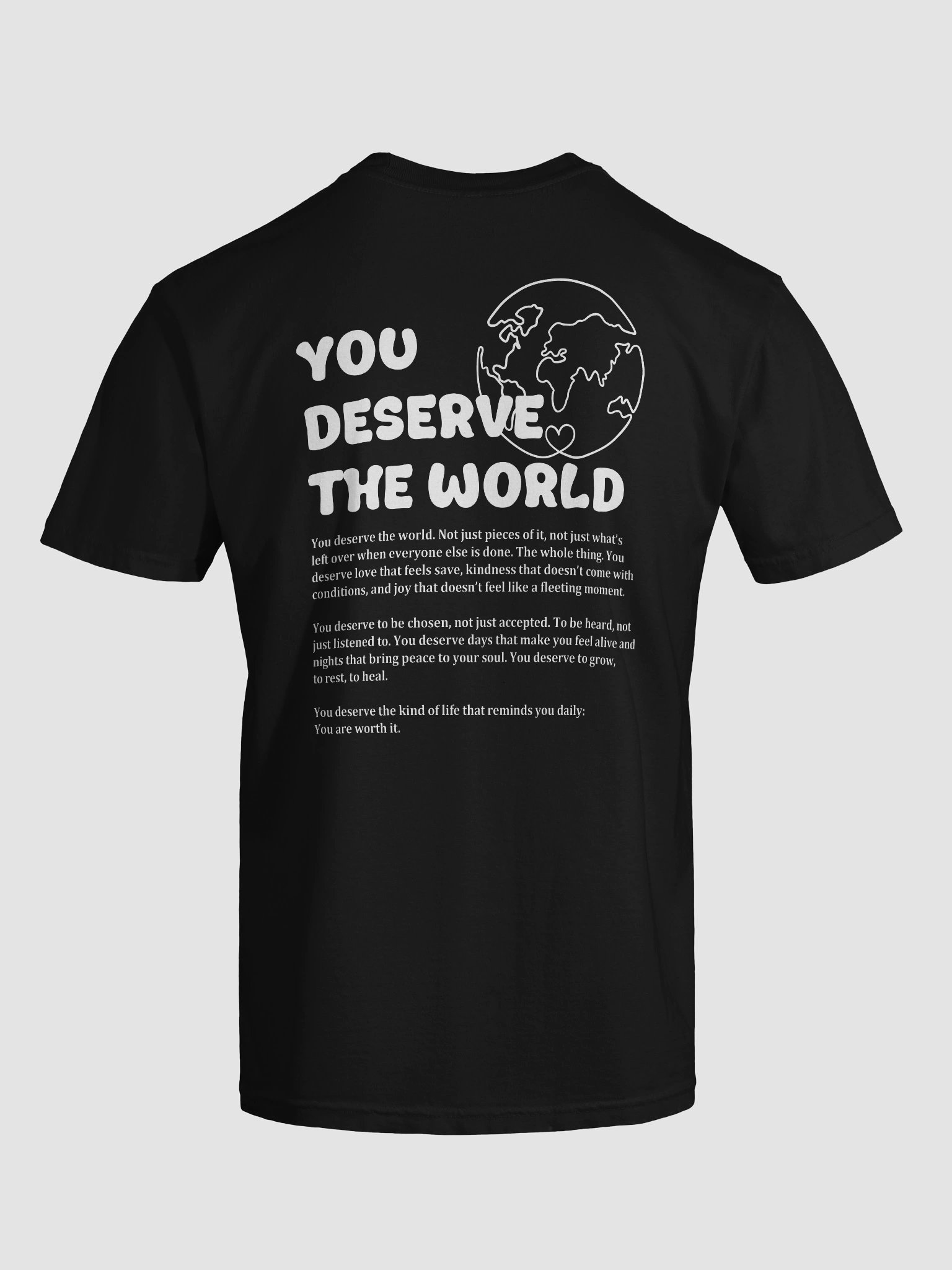 You deserve the world - shirt product image (57)