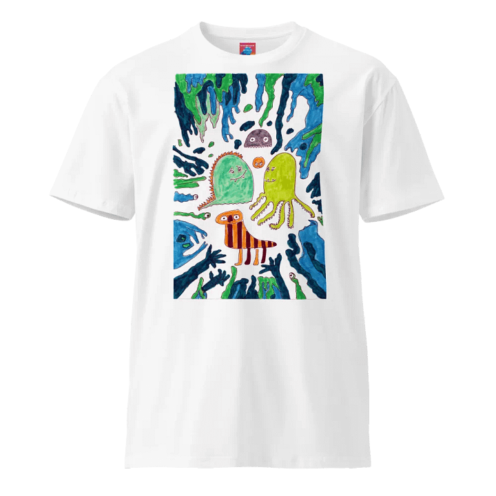 Abstract Doodle Monsters Unisex T Shirt product image (2)