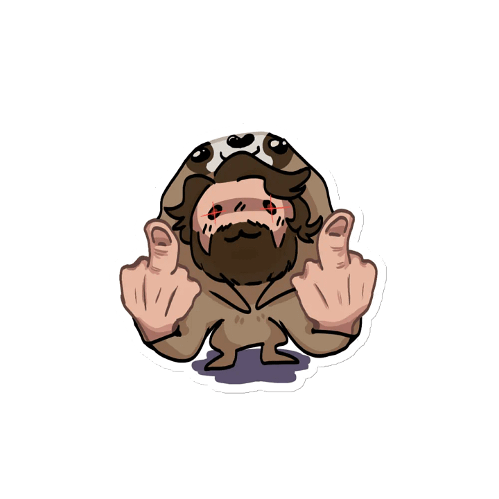 Sloth CW Vibes Die-Cut Magnet Set product image (2)