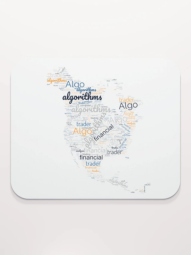 US Map Word Jumble Mousepad product image (1)