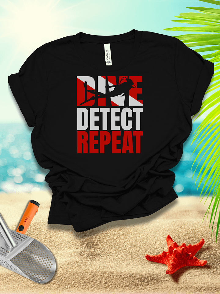 Diver Down Flag Dive Detect Repeat T-Shirt product image (1)