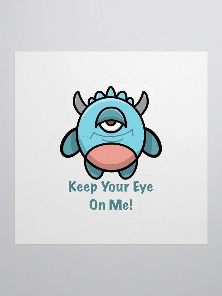 Keep Your Eye On Me Kiss Cut Stickers product image (1)