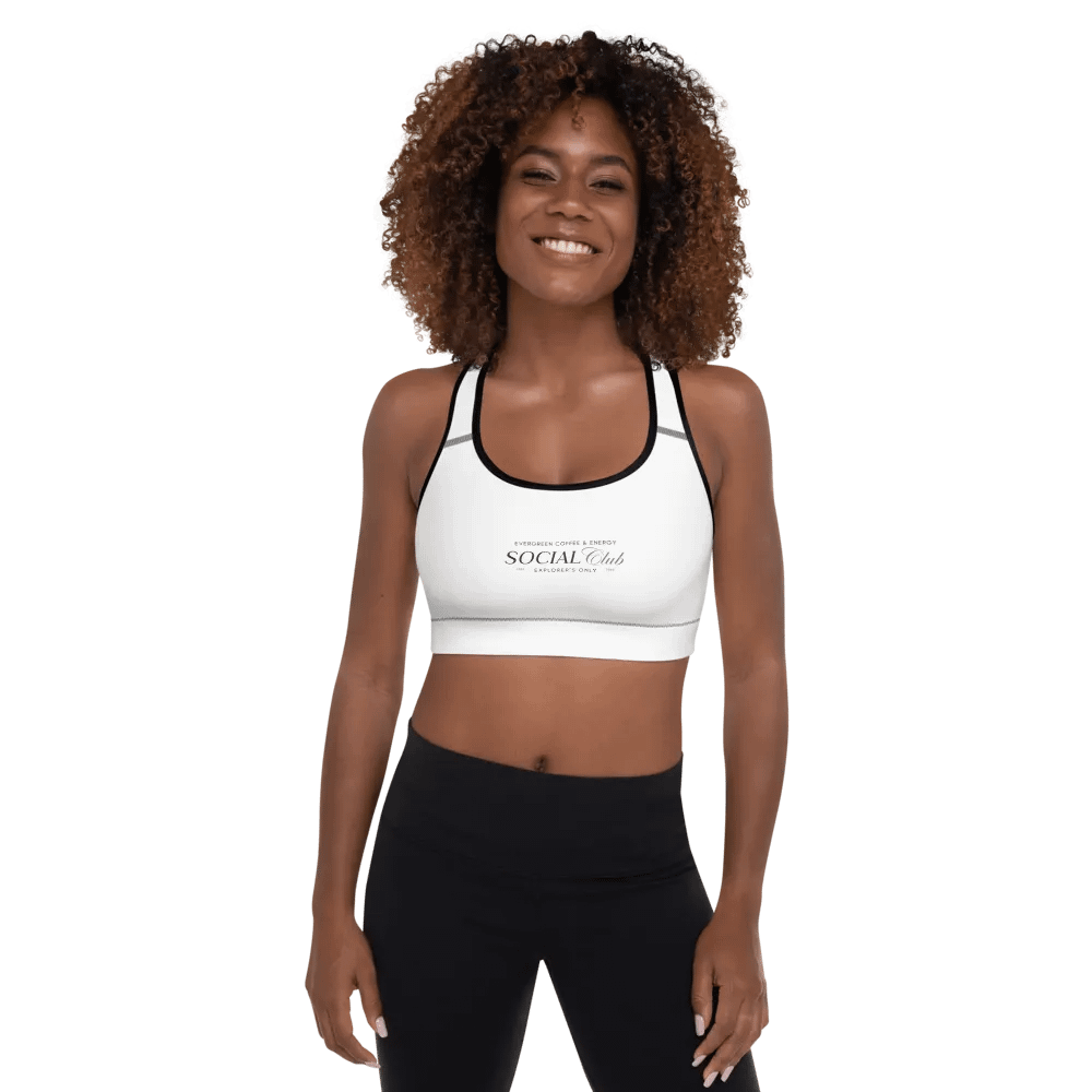 Social Club Padded Sports Bra | Sip Society product image (1)