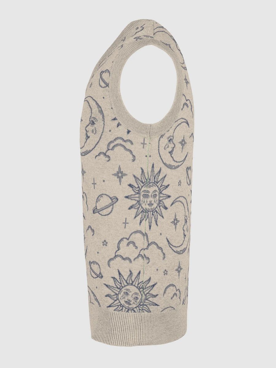 Celestial Knitted V-Neck Vest product image (28)