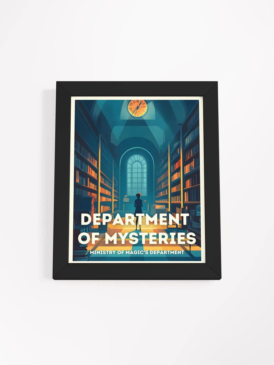 The Department of Mysteries Vintage Travel Poster product image (1)