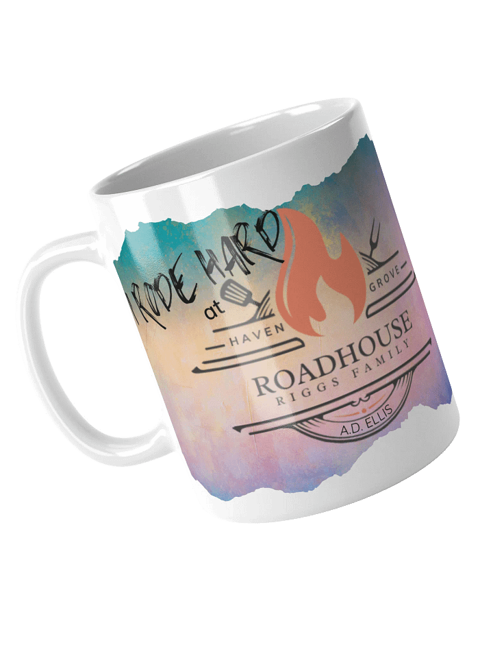 Rode Hard at the Roadhouse White Glossy Mug product image (1)