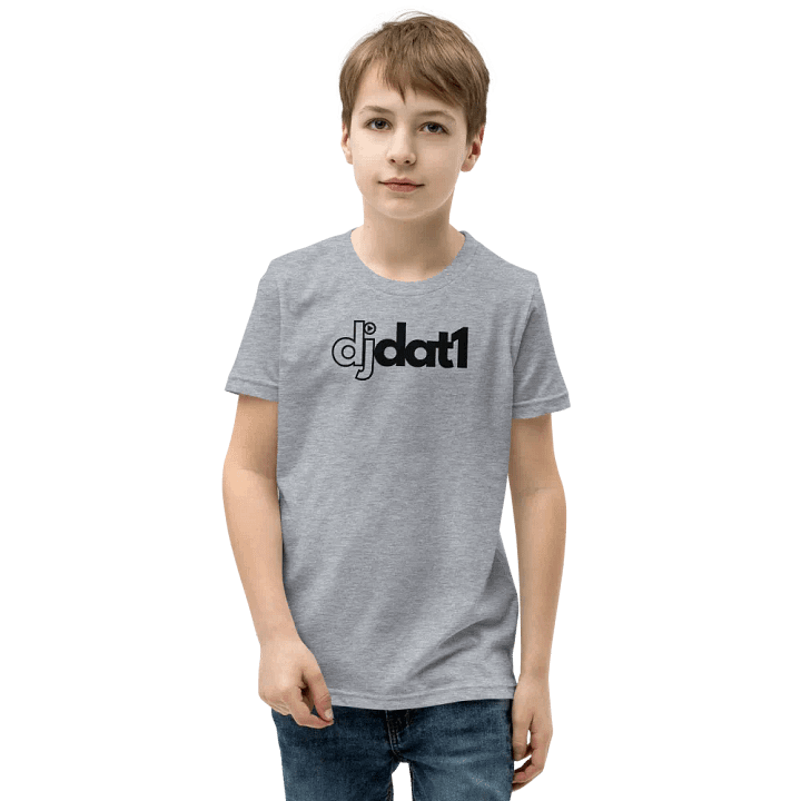 [DJDAT1] Youth T-Shirt (black logo) product image (5)
